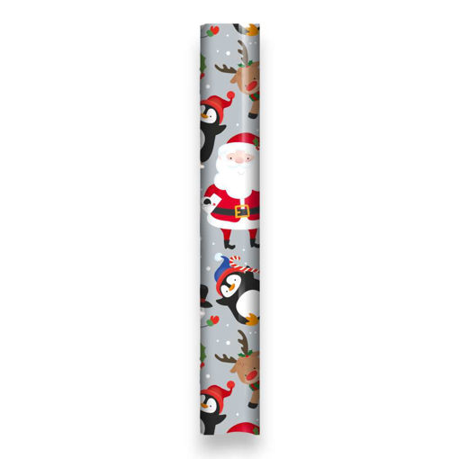 Picture of CHRISTMAS CHARACTERS GIFT WRAPPING ROLL 70CM X 4 METRES